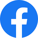 Button of a blue logo of Online social media called Facebook to link our business facebook account